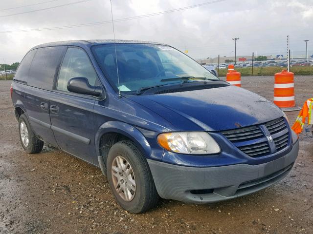 1D4GP25B56B591507 - 2006 DODGE CARAVAN SE BLUE photo 1