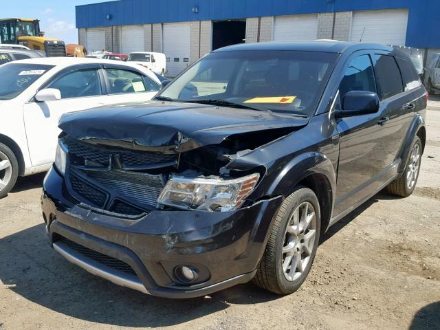 3D4PH7FG2BT535120 - 2011 DODGE JOURNEY R/ BLACK photo 2