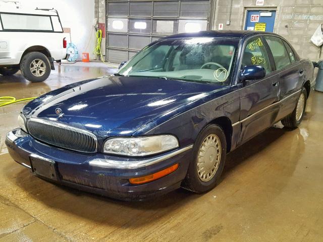 1G4CW54K124196445 - 2002 BUICK PARK AVENU BLUE photo 2