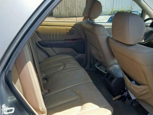 JTJGF10U610083065 - 2001 LEXUS RX 300 GRAY photo 6