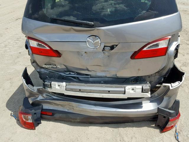 JM1CW2DL1C0138677 - 2012 MAZDA 5 GRAY photo 9