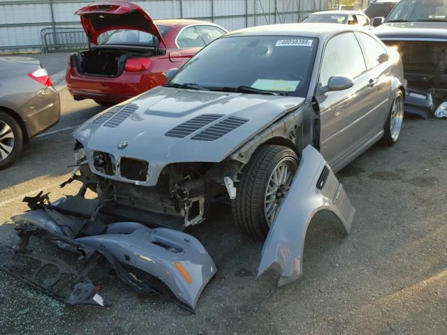 WBSBL934X4PN57765 - 2004 BMW M3 GRAY photo 2