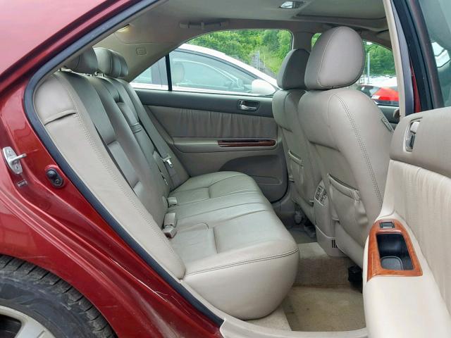 4T1BF30K96U115400 - 2006 TOYOTA CAMRY LE მუქწითელი ფოტო 6