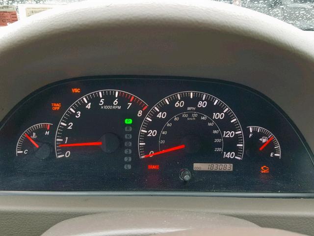 4T1BF30K96U115400 - 2006 TOYOTA CAMRY LE მუქწითელი ფოტო 8