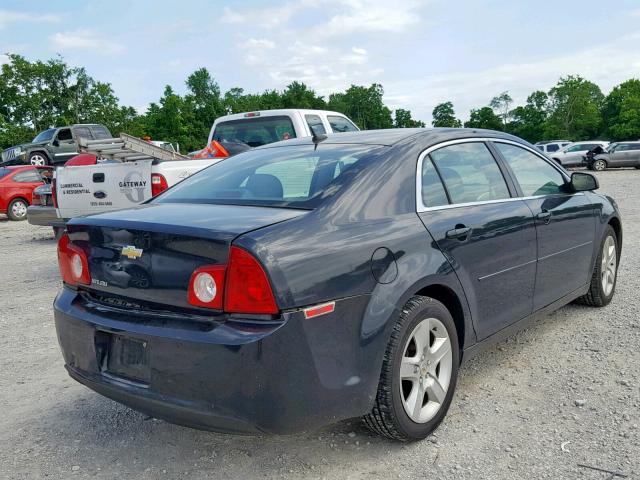 1G1ZB5E14BF144692 - 2011 CHEVROLET MALIBU LS BLACK photo 4