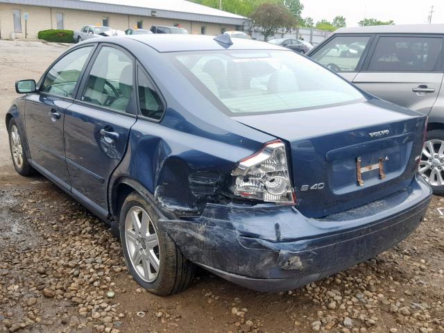 YV1MS382862173436 - 2006 VOLVO S40 2.4I BLUE photo 3