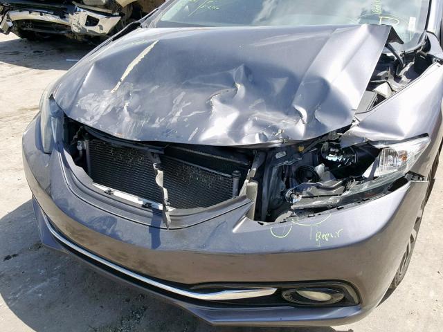 19XFB2F9XEE082307 - 2014 HONDA CIVIC EXL 石墨色 照片 9