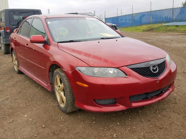 1YVHP81D145N02811 - 2004 MAZDA 6 S RED photo 1