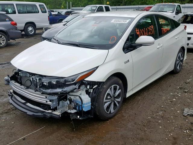 JTDKARFPXJ3084021 - 2018 TOYOTA PRIUS PRIM 白色 照片 2