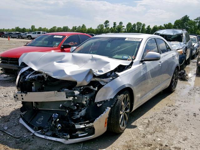 1G6AA5RX2J0168127 - 2018 CADILLAC ATS SILVER photo 2