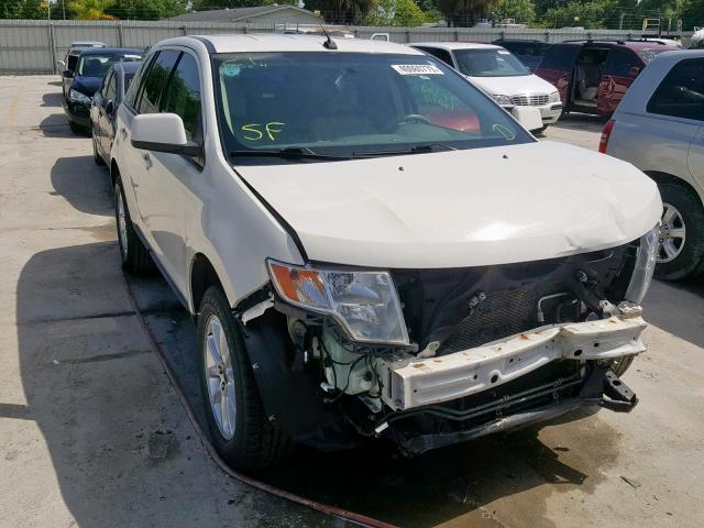 2FMDK3JC3ABB07562 - 2010 FORD EDGE SEL WHITE photo 1