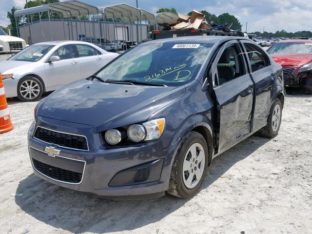 1G1JA5SH8D4224383 - 2013 CHEVROLET SONIC LS 灰色 照片 2