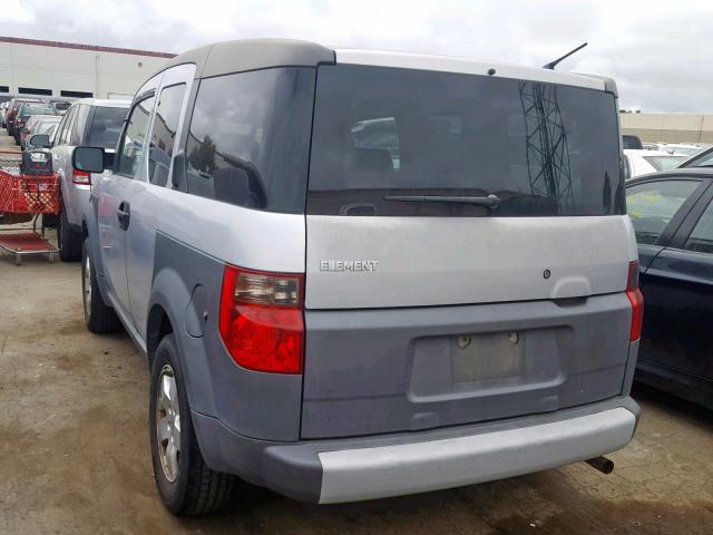 5J6YH28583L031341 - 2003 HONDA ELEMENT EX SILVER photo 3