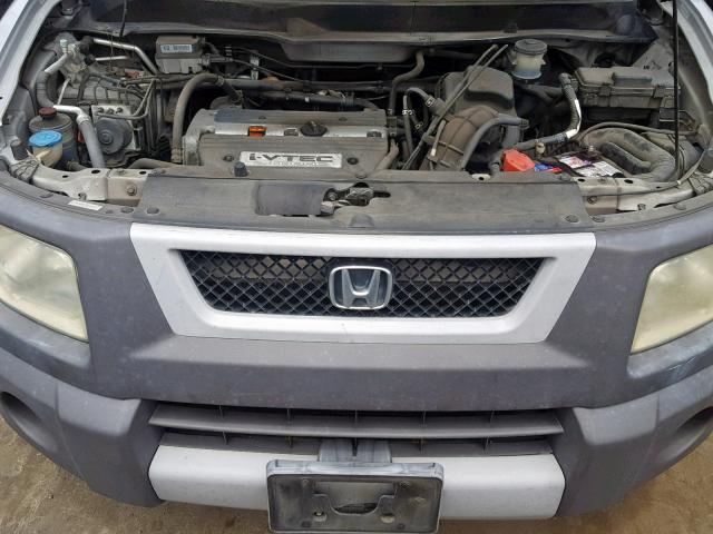 5J6YH28583L031341 - 2003 HONDA ELEMENT EX SILVER photo 7