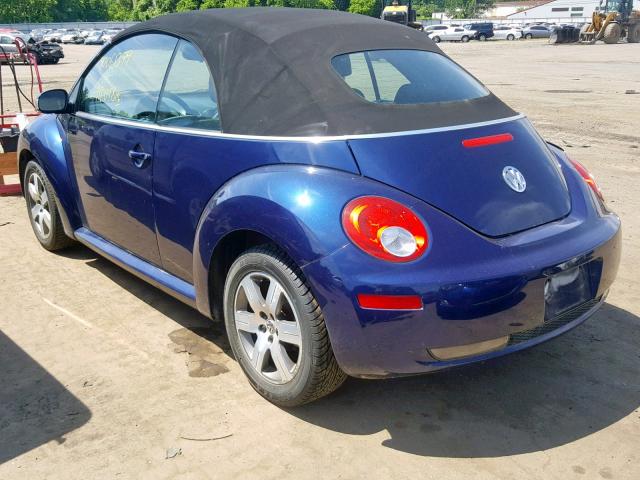 3VWRG31YX6M326481 - 2006 VOLKSWAGEN NEW BEETLE Mavi foto 3