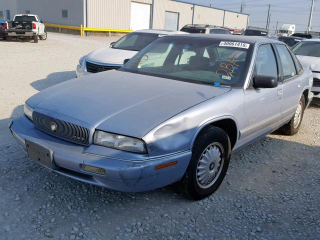 2G4WB52K2T1413526 - 1996 BUICK REGAL CUST BLUE photo 2