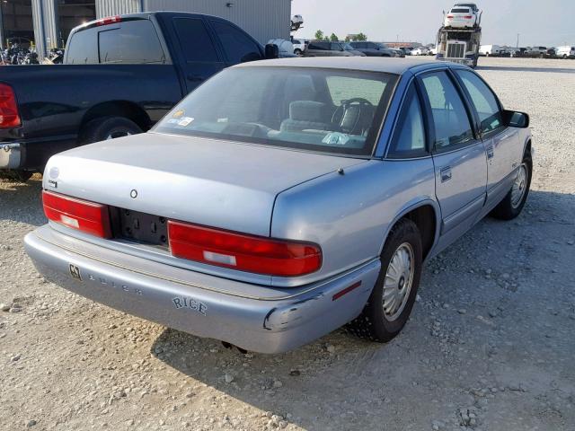 2G4WB52K2T1413526 - 1996 BUICK REGAL CUST BLUE photo 4