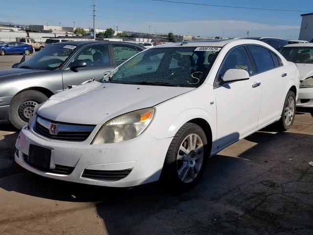 1G8ZV57B69F120967 - 2009 SATURN AURA XR WHITE photo 2