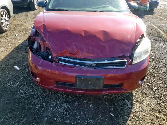 2G1WM15K369333511 - 2006 CHEVROLET MONTE CARL MAROON photo 7