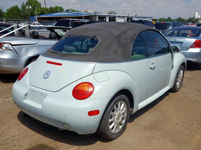 3VWCM31YX5M352219 - 2005 VOLKSWAGEN NEW BEETLE ლურჯი ფოტო 4