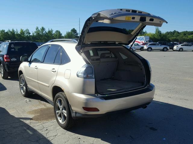 JTJHW31U962006653 - 2006 LEXUS RX 400 TAN photo 3