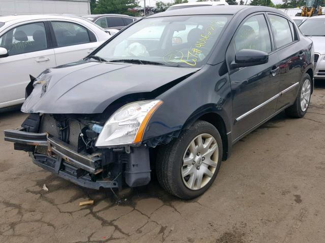 3N1AB6AP5CL636923 - 2012 NISSAN SENTRA 2.0 BLACK photo 2