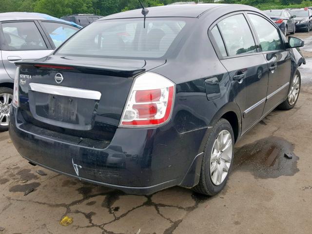 3N1AB6AP5CL636923 - 2012 NISSAN SENTRA 2.0 BLACK photo 4