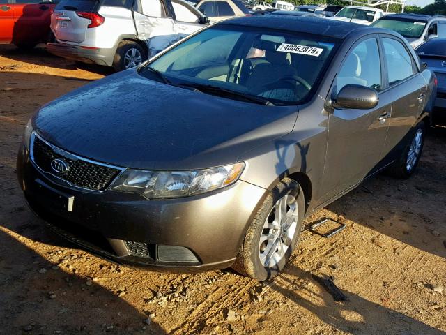 KNAFU4A24C5514301 - 2012 KIA FORTE EX GRAY photo 2