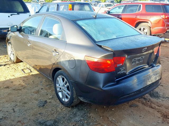 KNAFU4A24C5514301 - 2012 KIA FORTE EX GRAY photo 3