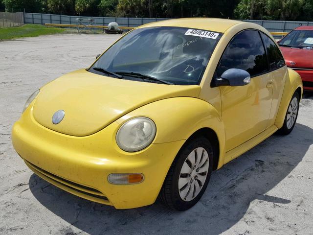 3VWBK31C35M414596 - 2005 VOLKSWAGEN NEW BEETLE Sarı foto 2