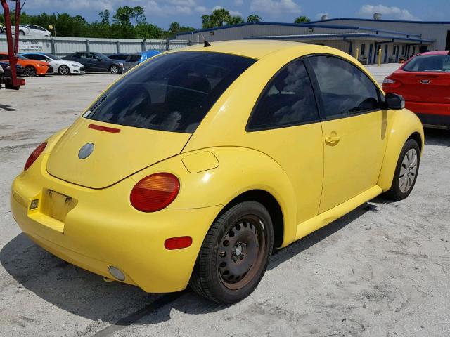 3VWBK31C35M414596 - 2005 VOLKSWAGEN NEW BEETLE Sarı foto 4