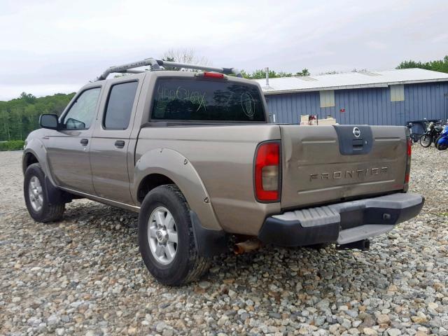 1N6MD27Y83C411093 - 2003 NISSAN FRONTIER C TAN photo 3