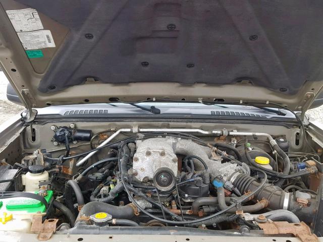 1N6MD27Y83C411093 - 2003 NISSAN FRONTIER C TAN photo 7