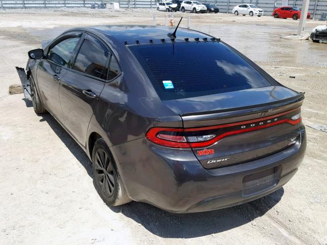 1C3CDFBB8ED904198 - 2014 DODGE DART SXT GRAY photo 3