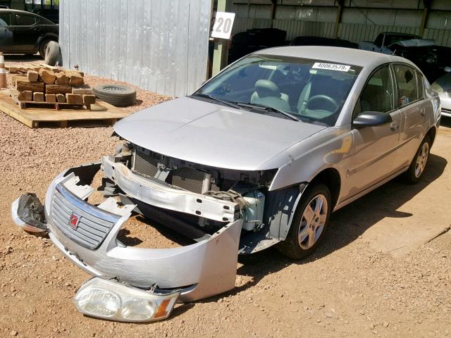 1G8AJ55FX7Z147051 - 2007 SATURN ION LEVEL SILVER photo 2