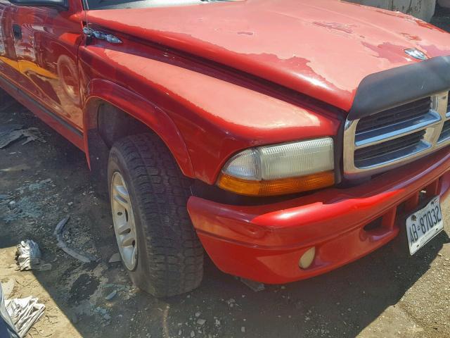 1B7HL38N82S694665 - 2002 DODGE DAKOTA QUA RED photo 1