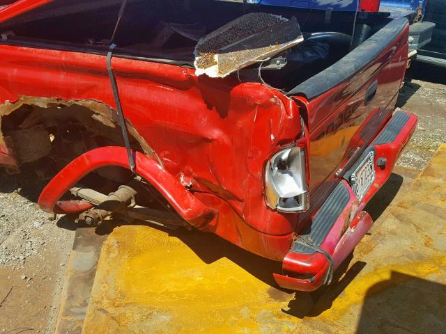 1B7HL38N82S694665 - 2002 DODGE DAKOTA QUA RED photo 3