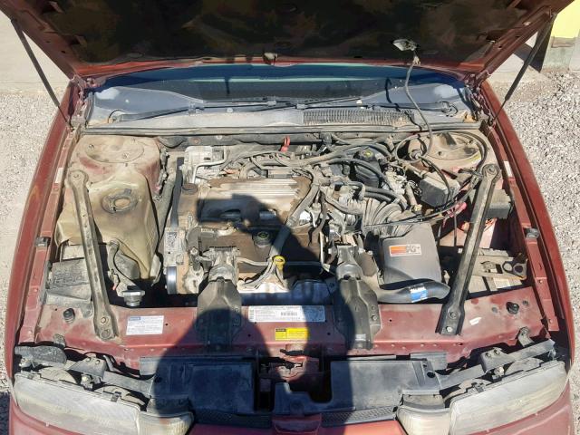 1G3WH52M4TF352225 - 1996 OLDSMOBILE CUTLASS SU RED photo 7