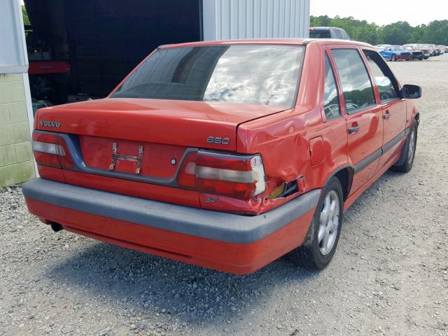 YV1LS5538S2252040 - 1995 VOLVO 850 BASE RED photo 4