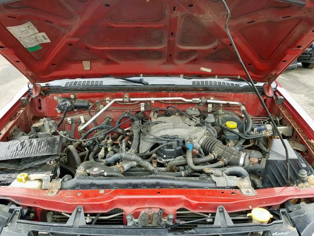 5N1ED28Y53C634029 - 2003 NISSAN XTERRA XE RED photo 7