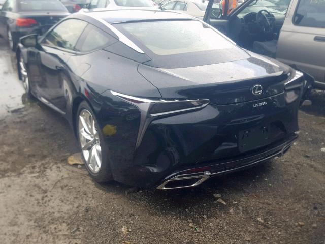 JTHHP5AY2JA002410 - 2018 LEXUS LC 500 BLACK photo 3