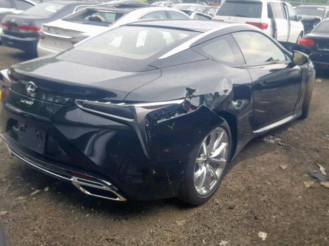 JTHHP5AY2JA002410 - 2018 LEXUS LC 500 BLACK photo 4