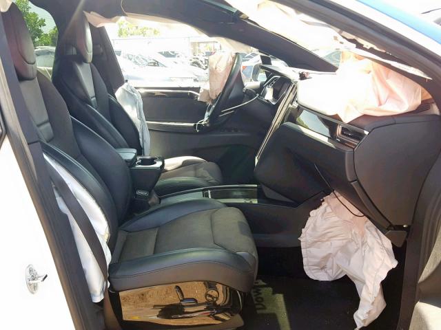 5YJXCAE27HF042975 - 2017 TESLA MODEL X TWO TONE photo 5