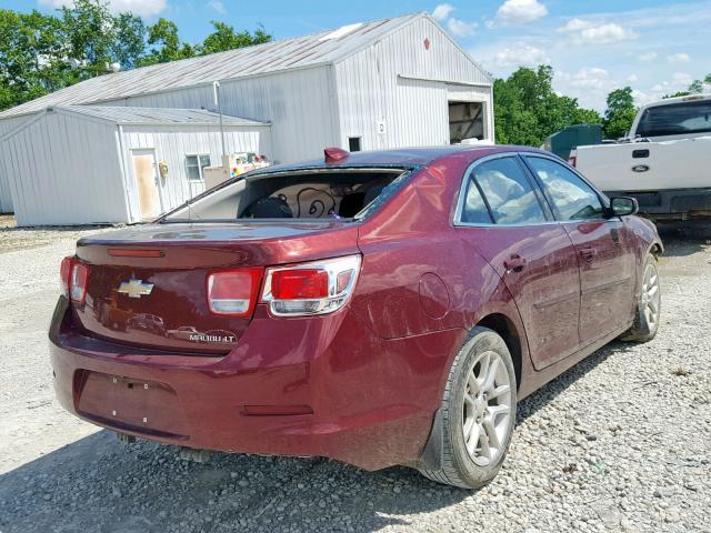 1G11C5SL4FF309243 - 2015 CHEVROLET MALIBU 1LT BURGUNDY photo 4