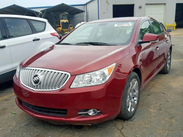 1G4GC5ED0BF202007 - 2011 BUICK LACROSSE C RED photo 2