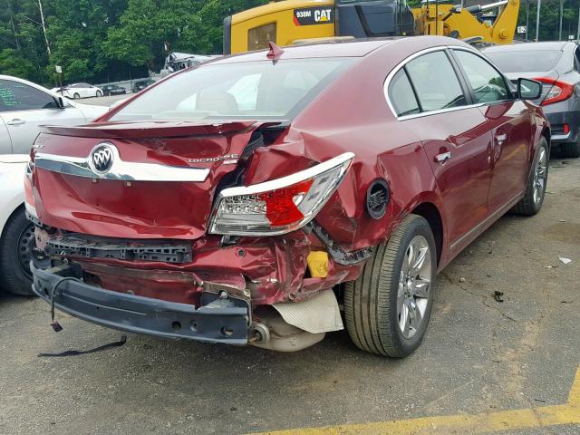1G4GC5ED0BF202007 - 2011 BUICK LACROSSE C RED photo 4