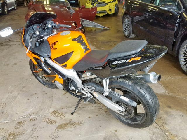 JH2PC3500YM100157 - 2000 HONDA CBR600 F4 ORANGE photo 3