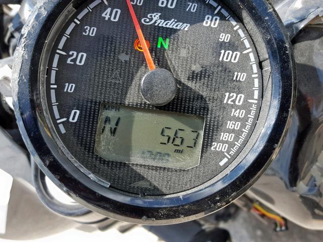 56KMTA007K3141058 - 2019 INDIAN MOTORCYCLE CO. SCOUT BOBB BLACK photo 8