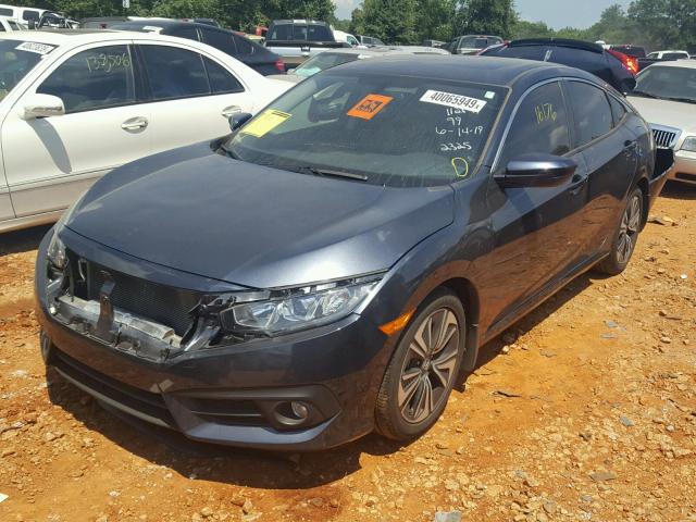 JHMFC1F76JX032325 - 2018 HONDA CIVIC EXL შავი ფოტო 2