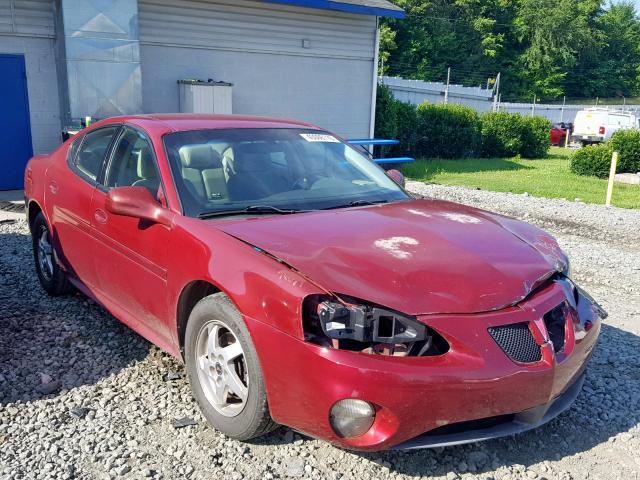 2G2WP522541294687 - 2004 PONTIAC GRAND PRIX RED photo 1